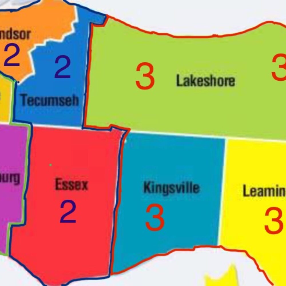delivery map with zones